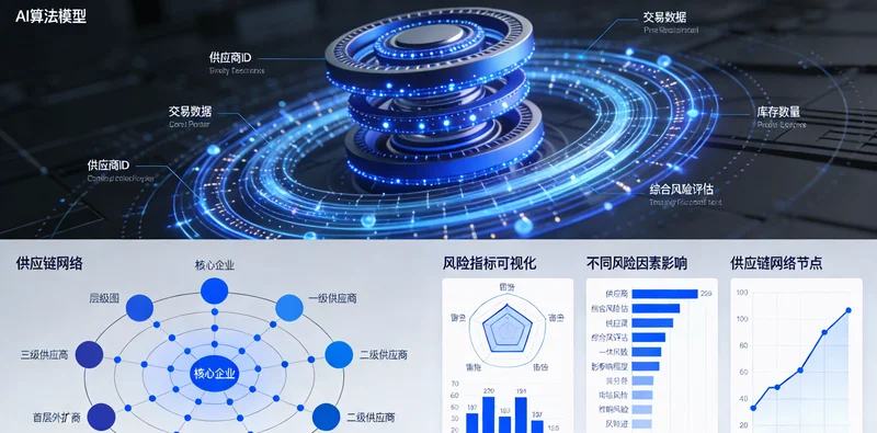 一个清晰的图表,对比靠人经验、标准软件、AI定制三种方式在成本、效果、适用规模上的差异