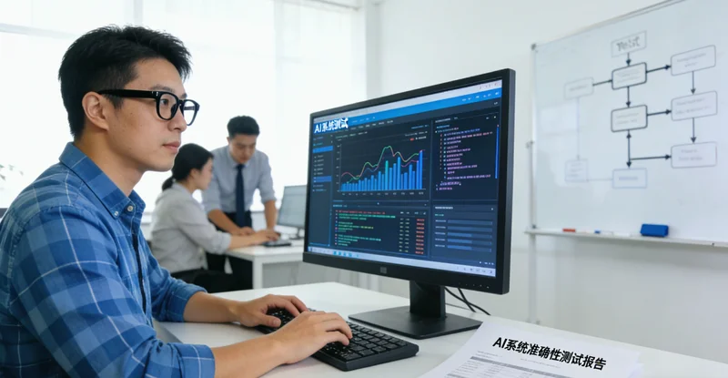 BMS生产线老化测试工位,屏幕显示电池电压电流曲线