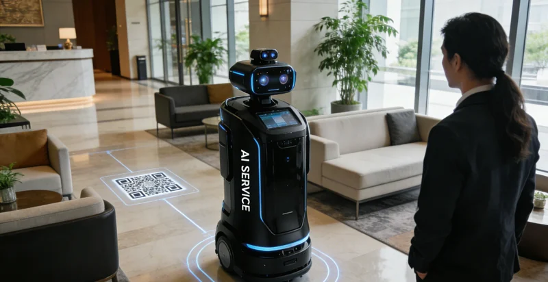 滑雪度假村经理正在查看手机上的客户评论