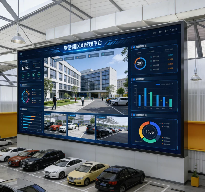 一个简洁的AI舆情监控系统数据大屏,实时显示情感分析、热点话题、来源分布等图表