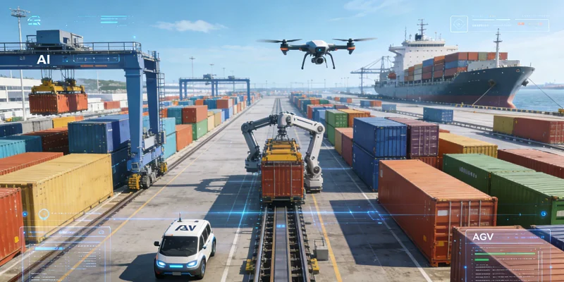 养殖池上方安装的AI检测相机,正在扫描鱼群