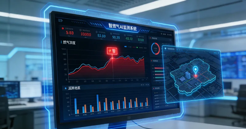 技术人员正在检查和校准VOCs在线监测仪表