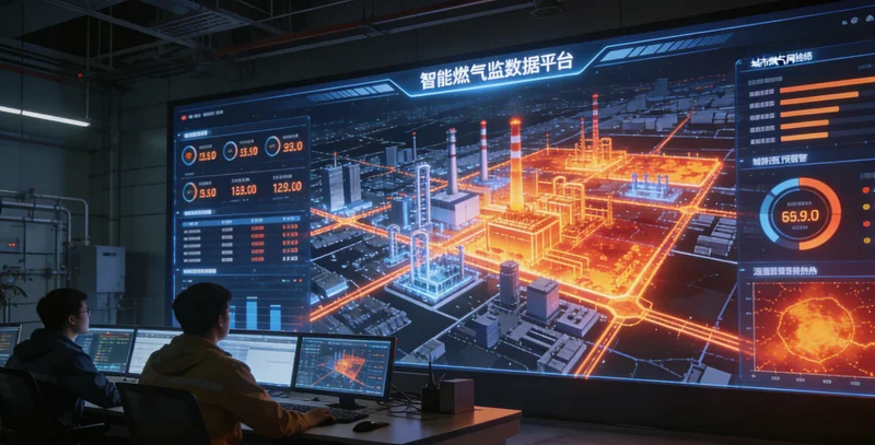 农技人员与农场主在高粱地头查看安装监测杆的位置