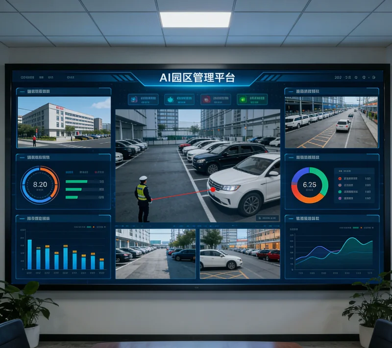 猪舍通道上方安装的AI估重摄像头工作示意图