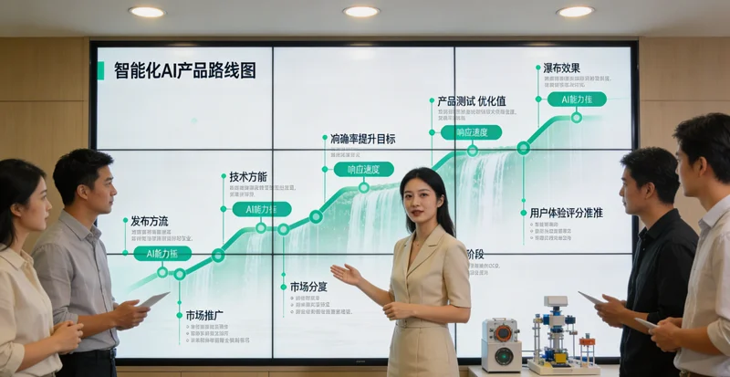 胶粘剂生产线上工人正在目视检查包装瓶