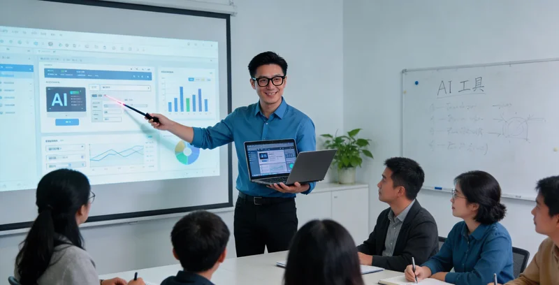 老师傅正在用传统方法检测弯钢化玻璃应力