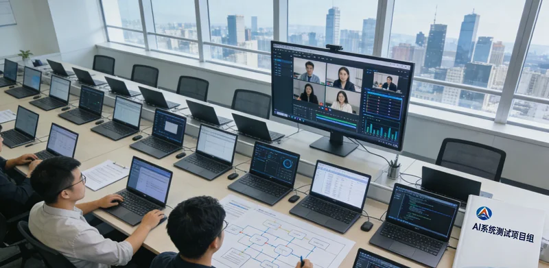 方管生产线上,工人正在灯光下仔细检查管材表面