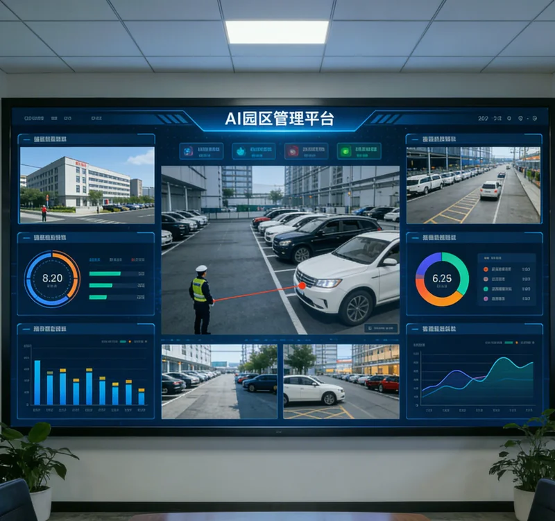 中控室旁新增的AI操作建议显示屏，给出关键参数调整指导