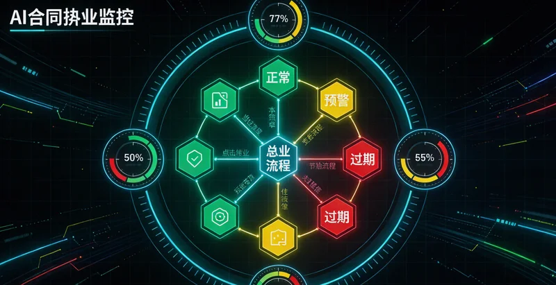 制造业老板与AI供应商代表在车间沟通场景