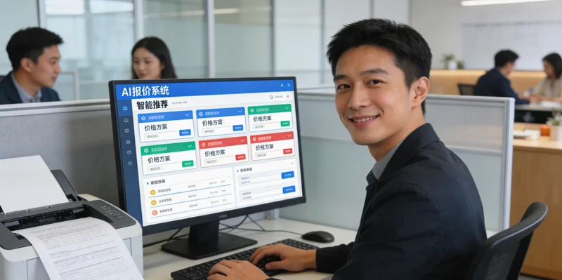 一张对比图，左边是传统人工巡检的各项成本清单，右边是AI监控的投入构成