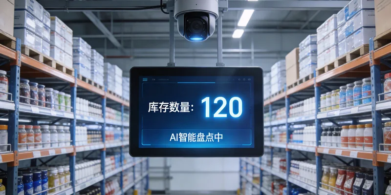 液位变送器仓库中，工人正在对照单据清点杂乱摆放的物料和成品箱