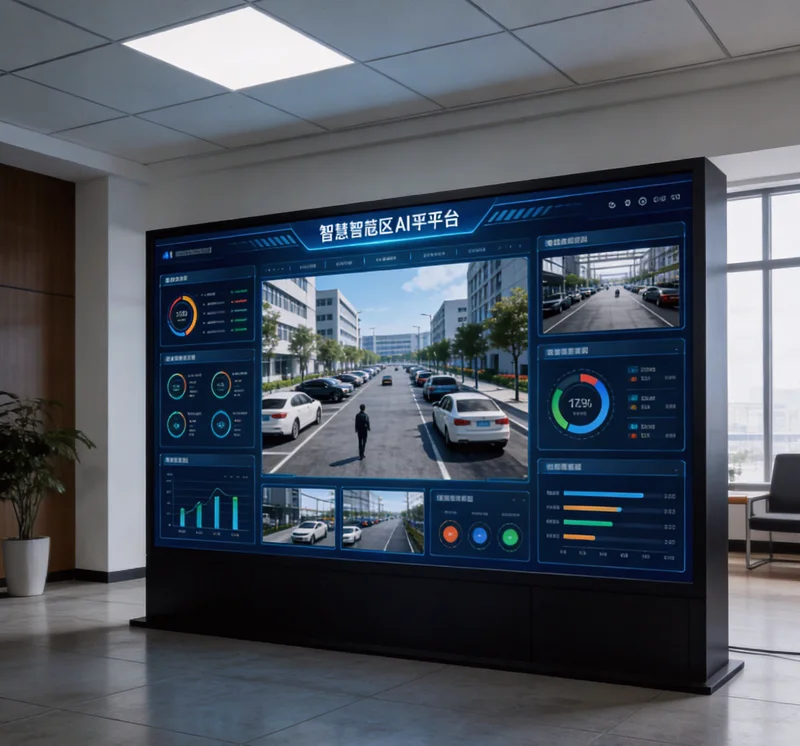 示意图:左边是咨询师与客户面对面交流,右边平板上显示AI助手提供的专业支持