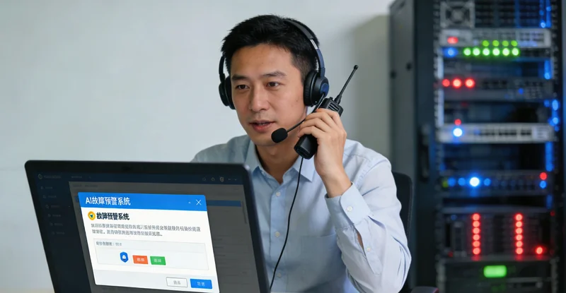 食品分割车间设备上安装多种传感器的示意图