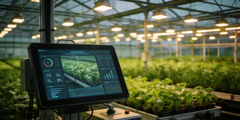 食品分割机关键部位安装传感器示意图