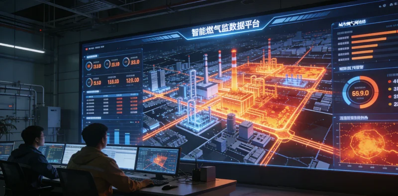 液体火箭发动机试车现场，控制室屏幕显示多通道数据曲线