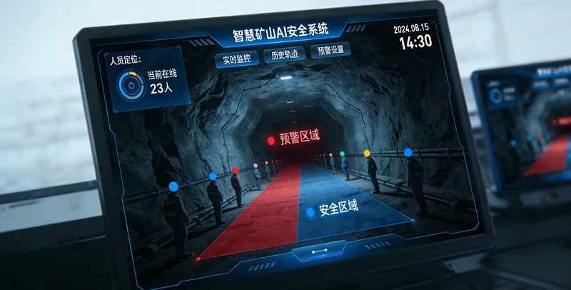 胶印机收纸部，工人手部靠近高速滚筒的危险场景