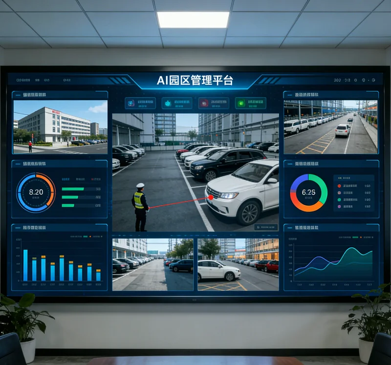 胶印机关键工位上方安装的AI识别摄像头示意图