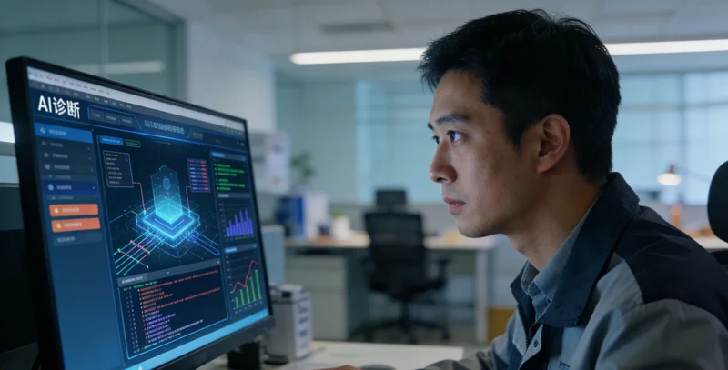 诊断试剂生产线上工人正在进行人工分拣和核对