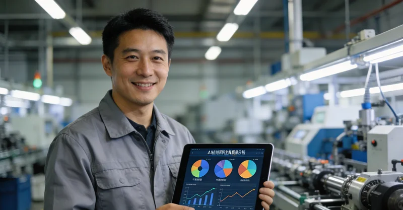 丙烯酸切片在检测灯箱下进行人工外观检验