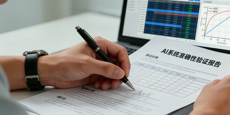 织布厂内，工人在灯光下仔细检验布面疵点