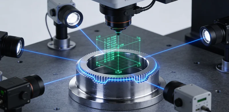 传统耐火电缆生产线上，工人正在用千分尺进行手动尺寸测量