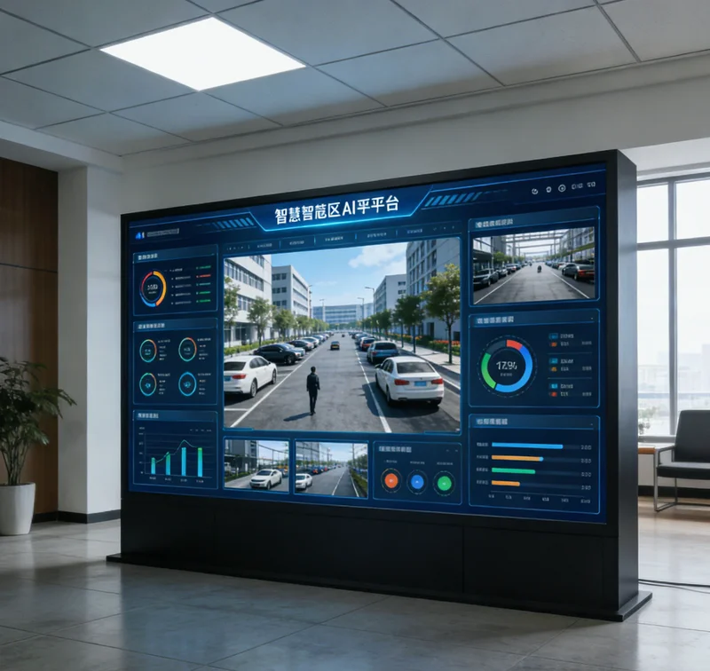 安装在公交车辆A柱位置的AI疲劳检测摄像头示意图