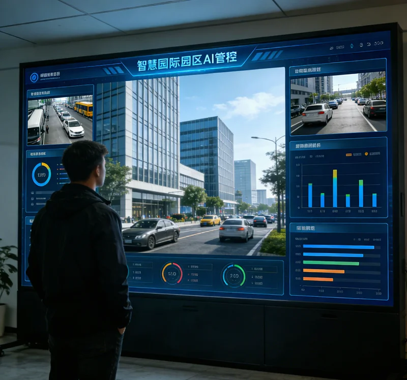 游客正在用手机扫码体验AI语音讲解的场景