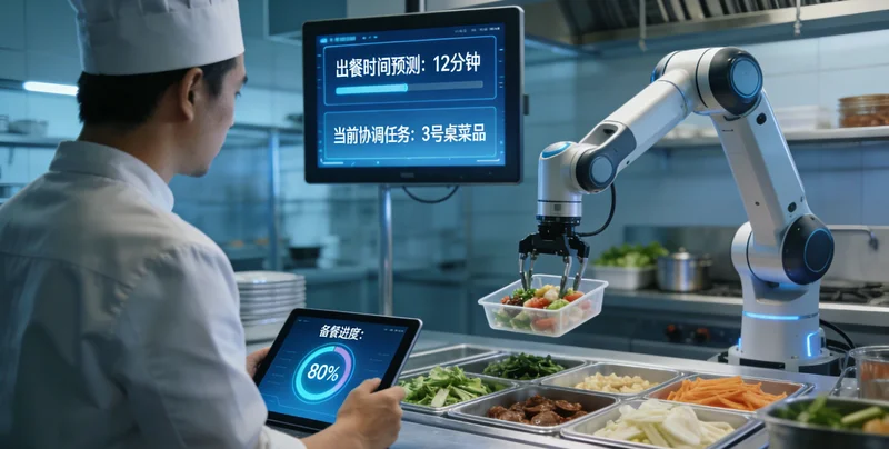 一家卤味店午高峰时，顾客在柜台前排起长队等待点餐