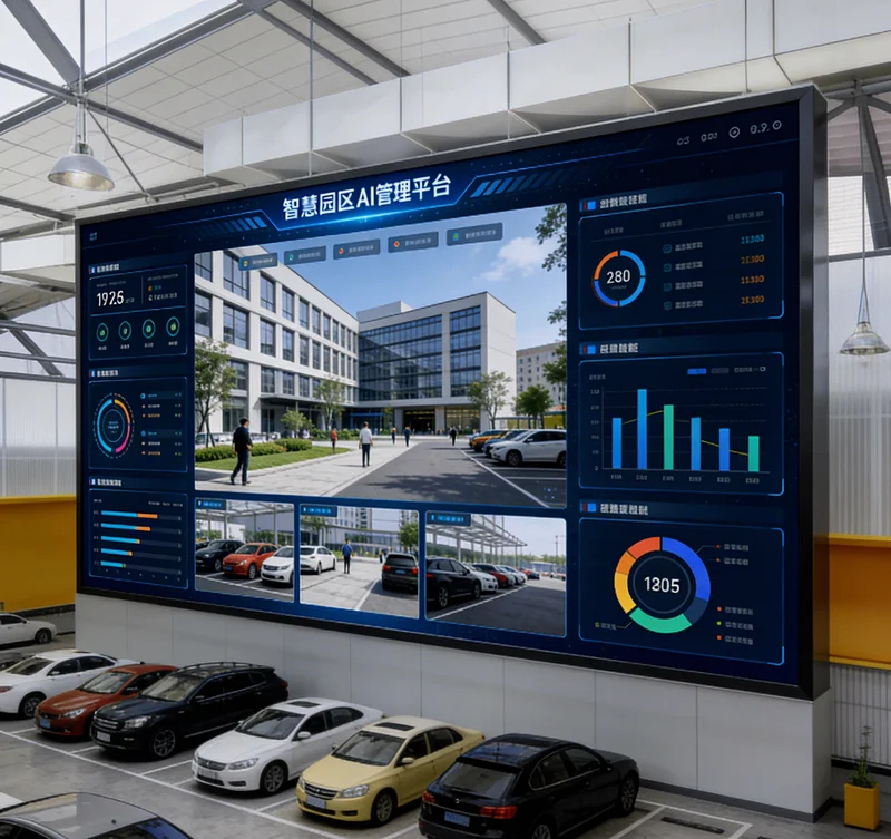 AI设备健康管理系统报警与数据看板界面示意图