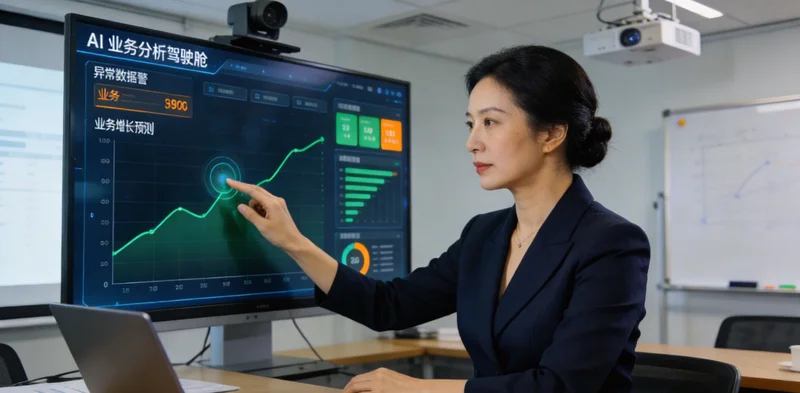 一个简洁的BI数据看板屏幕，展示着疫苗分品类未来30天的需求预测曲线与库存水位对比。