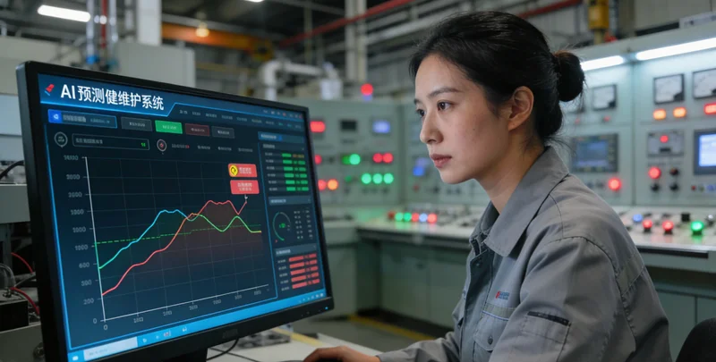 药厂设备预测性维护系统管理后台界面示意