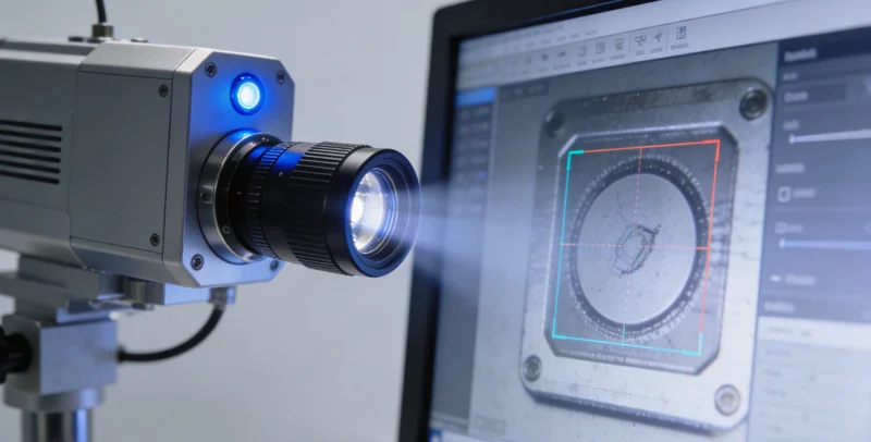 免疫分析仪仓库内景,包含成品区、冷链试剂柜和配件货架