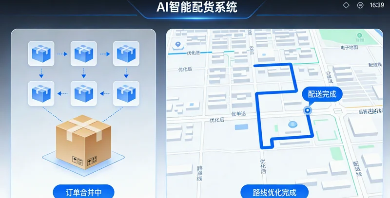 传统药品仓库内，工作人员正在货架间紧张地进行人工拣选和核对