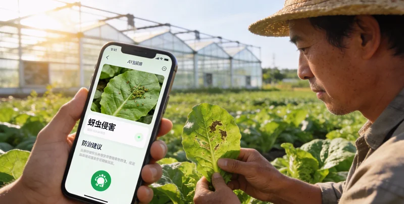 鹿养殖场老师傅正在查看传统温湿度计并手写记录