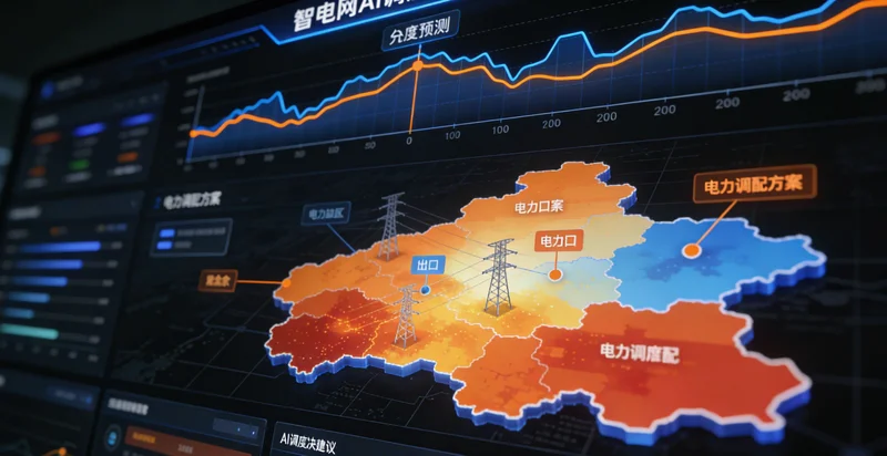 调度通信机房内，智能电表与传感器在配电柜和空调回路的安装示意