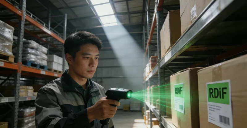 一个略显杂乱的轮胎仓库内部,不同规格的轮胎堆放一起