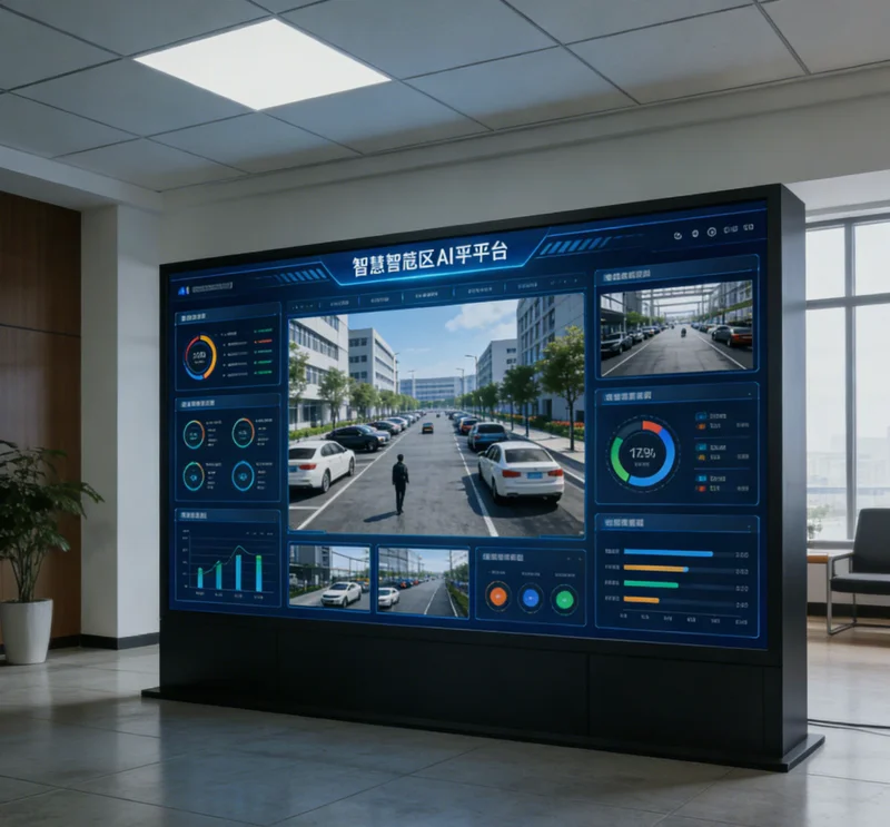 AI摄像头正在自动识别并高亮显示轮胎侧面的DOT码信息