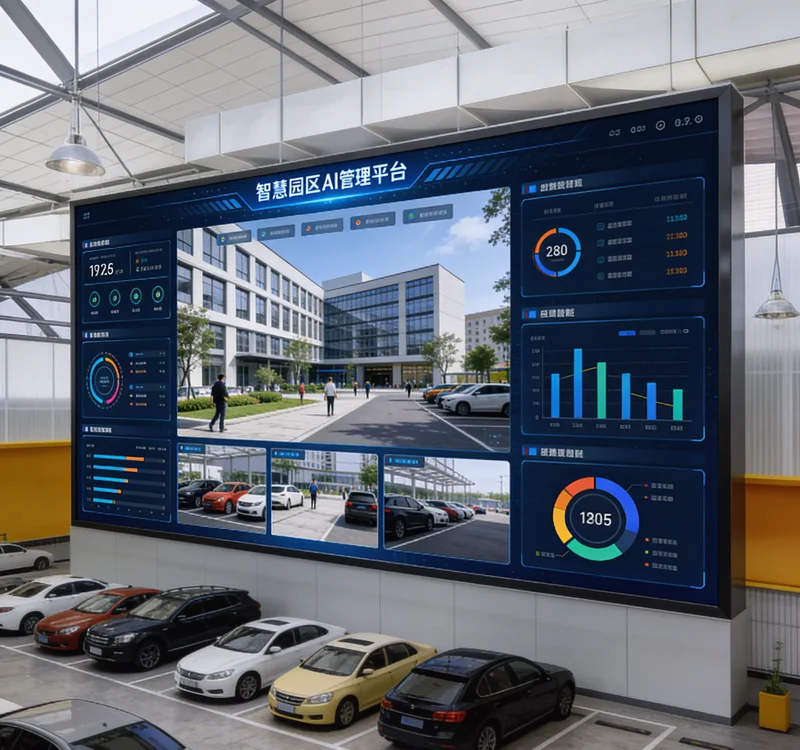 一个模拟的AI库存优化系统数据驾驶舱界面,显示着库存水位、采购建议、呆滞料预警等关键指标