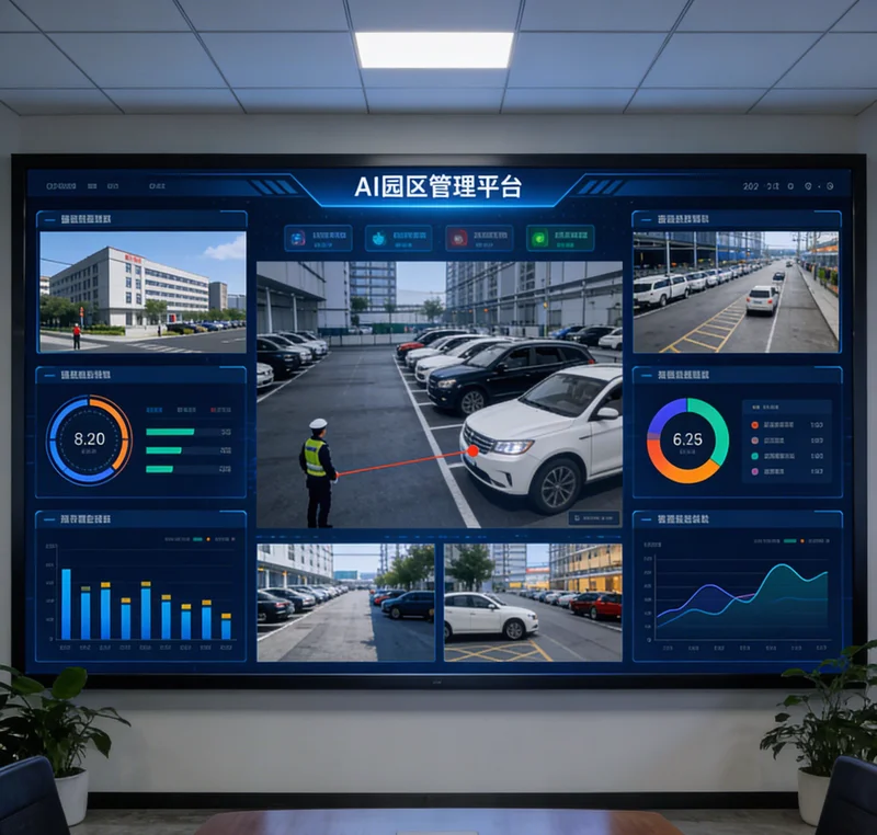 煤炭运输车队与AI预测系统关系示意图