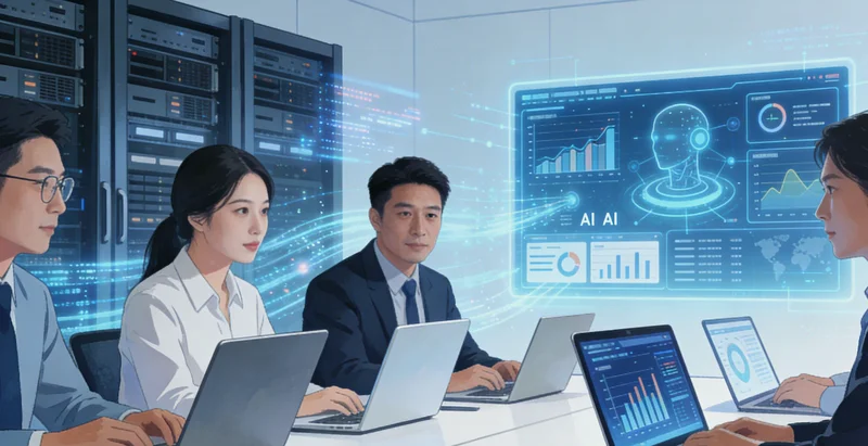 一张对比传统人工质检与AI质检年化成本的柱状图