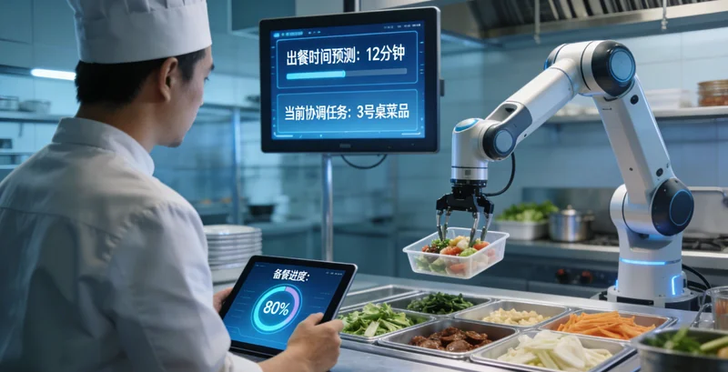 披萨店后厨，案板上放着多余未使用的面团和馅料