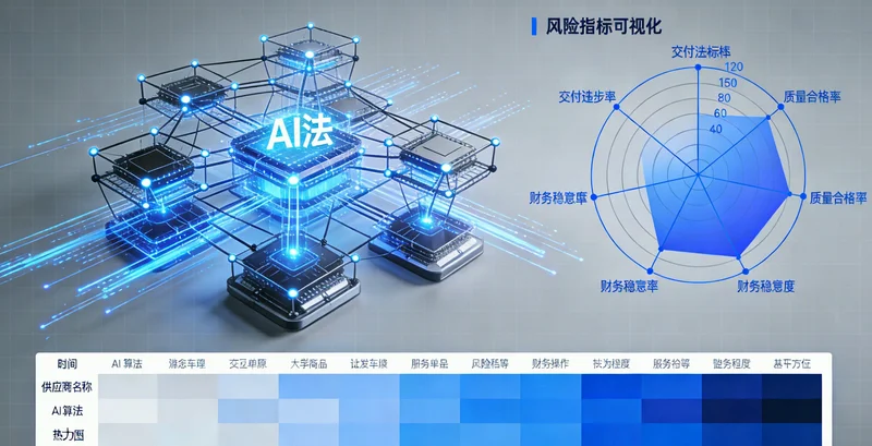 会议室中，老板和采购、生产经理在白板前讨论，表情焦虑，白板上写满物料名称和数字。