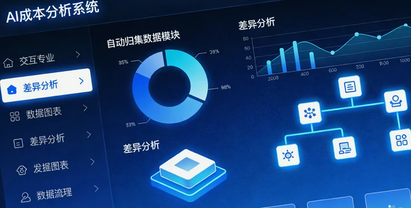 一张简洁的图表,展示AI视觉质检在不同规模工厂的投入范围与回本周期