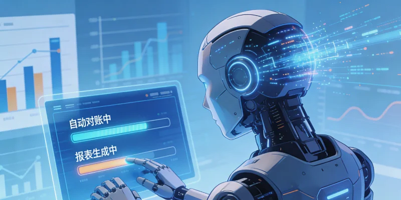 灶具厂采购员正在手工核对大量纸质单据和Excel表格，面露愁容