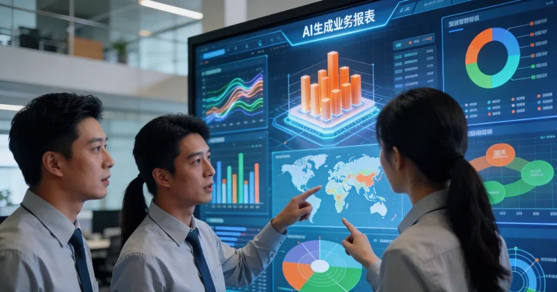 广播后台数据仪表盘，显示不同时段收听曲线和推荐内容点击率