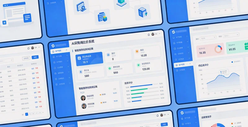镀膜玻璃生产车间与杂乱仓库对比示意图