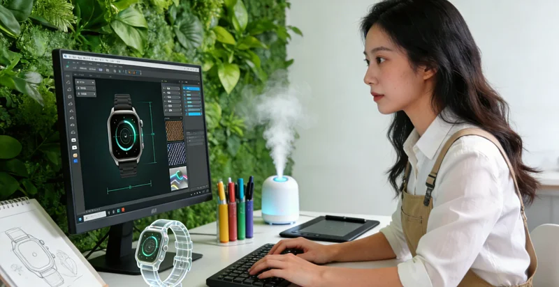 设计团队围坐一起,面对白板上零星的几个广告语创意,面露愁容。