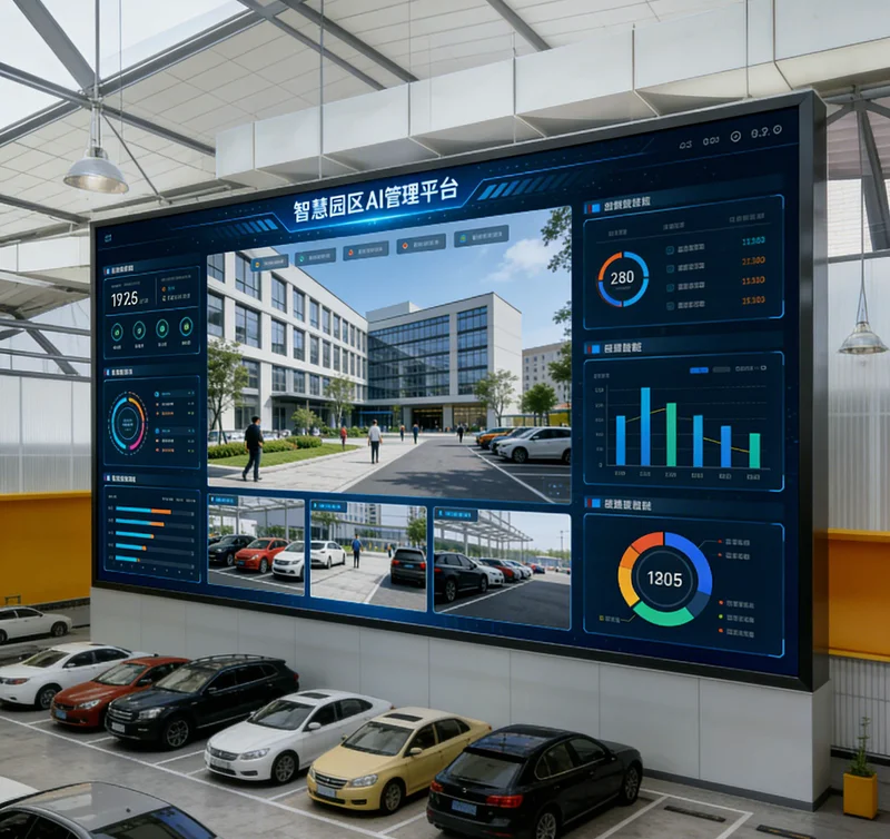 AIMES系统在产线上的操作界面，显示实时检测结果和统计数据