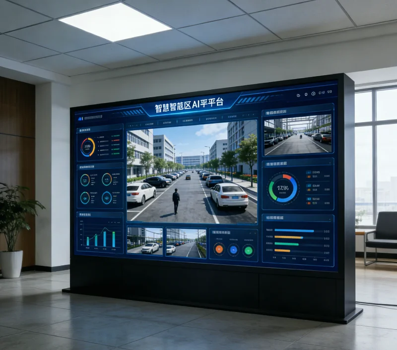 清洁电器装配线上，AI视觉相机正在检测产品外壳