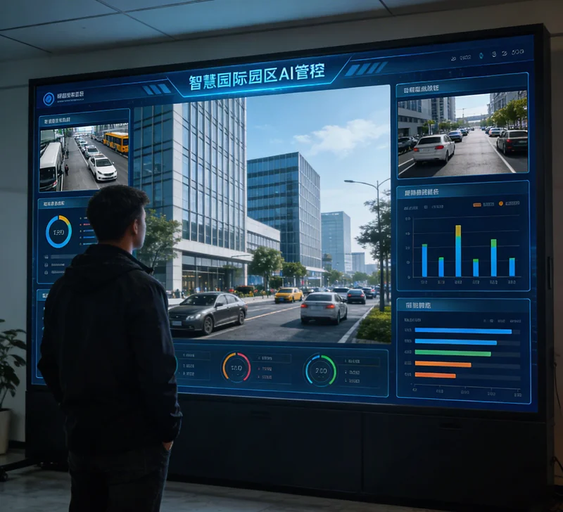 AI节能优化系统界面概念图